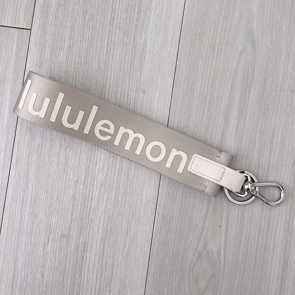 lululemon never lost keychain